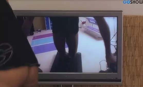 Gym Threesome Rimming, Fucking Oral Pleasure